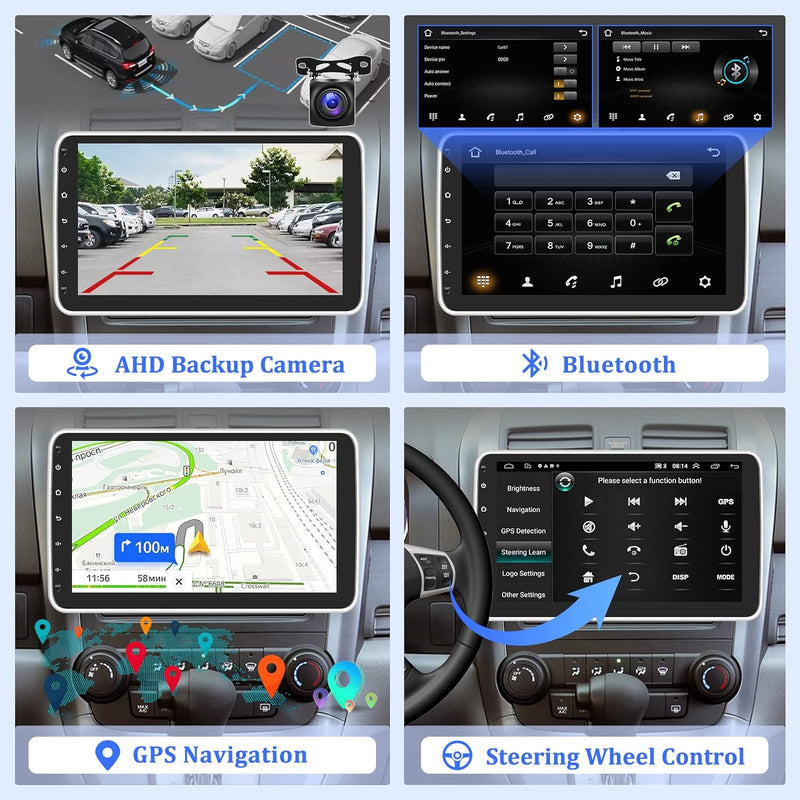 Oferta de Páscoa | Central Multimídia Universal | Tela Rotativa e Flutuante Carplay Android Wifi (PARA QUALQUER CARRO)