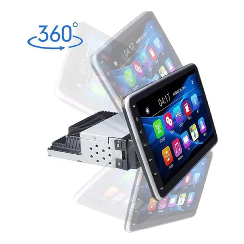 Oferta de Páscoa | Central Multimídia Universal | Tela Rotativa e Flutuante Carplay Android Wifi (PARA QUALQUER CARRO)